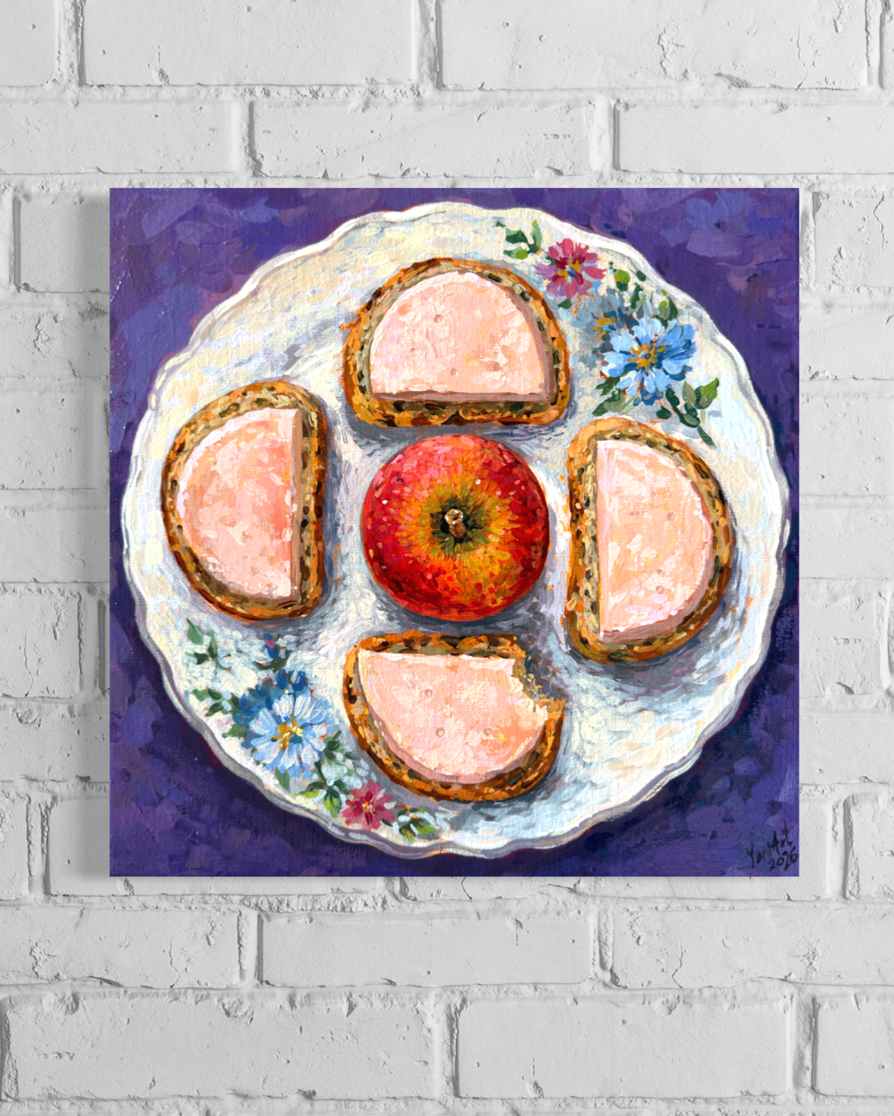 8:00 — original acrylic painting, Yani Art