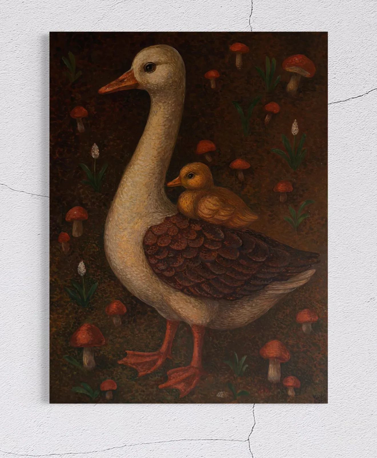 Gąska — oryginalny obraz akrylowy, Yani Art