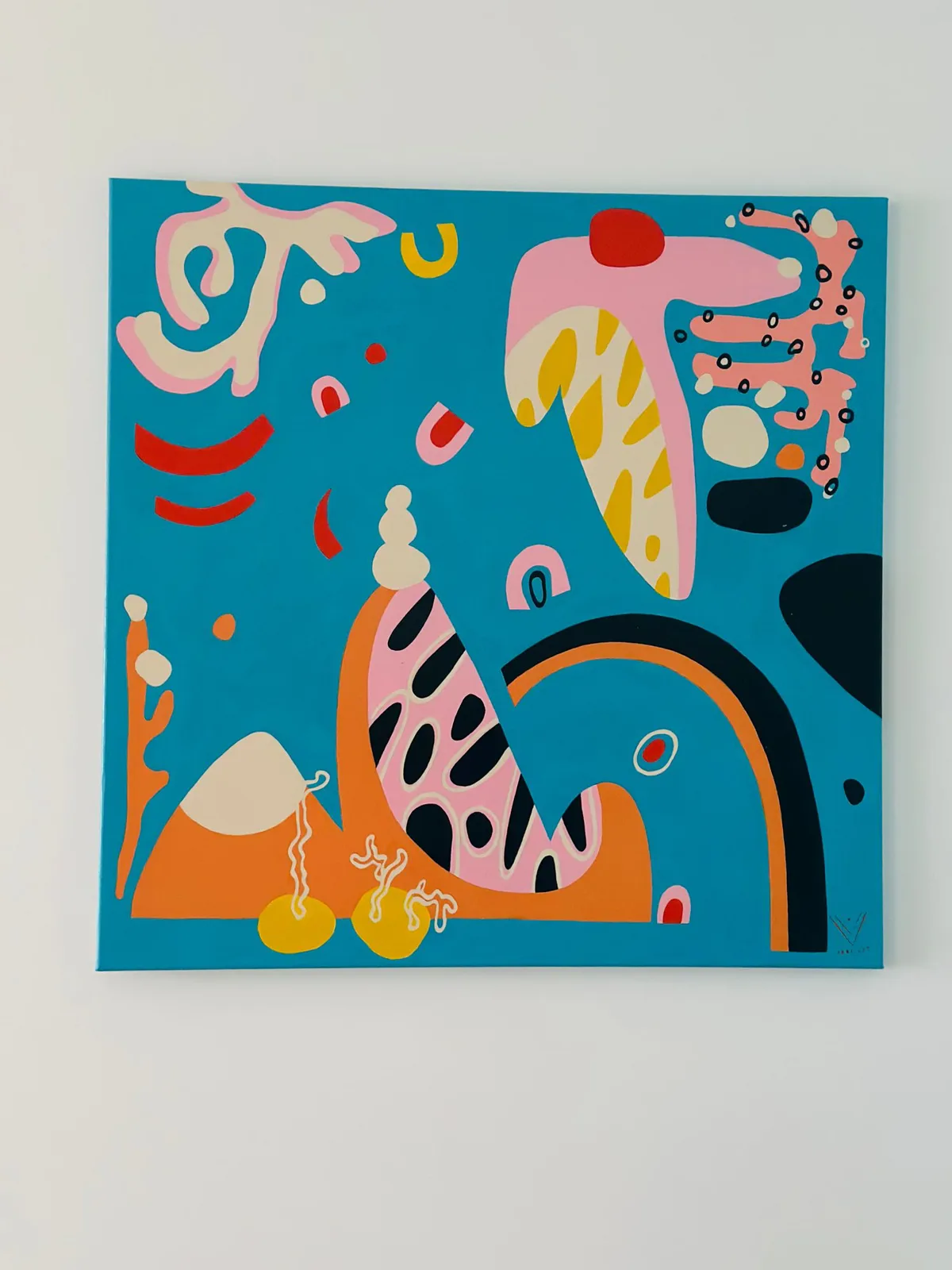 Peaks — original acrylic painting, Yani Art